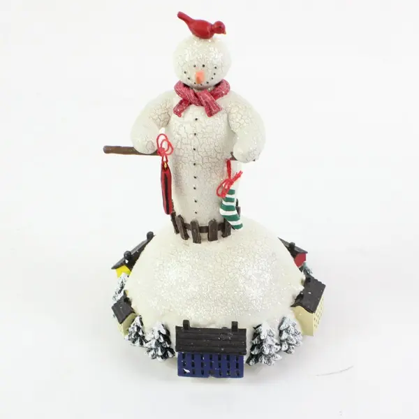 Department 56 Once Upon a Starry Night Hand-Painted Animated Musical Snowman