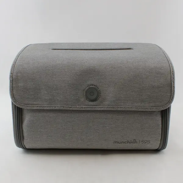 Munchkin 59S Nursery UV Sterilizer Bag Gray Portable Baby Bottle