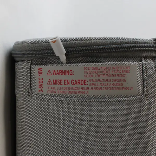 Munchkin 59S Nursery UV Sterilizer Bag Gray Portable Baby Bottle