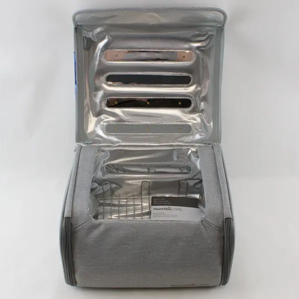 Munchkin 59S Nursery UV Sterilizer Bag Gray Portable Baby Bottle