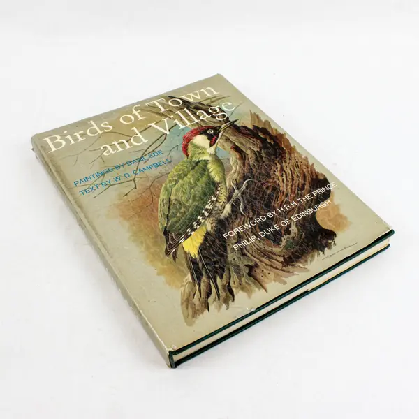 Birds of Town and Village 1968 W.D. Campbell Basil Ede British Illustrated