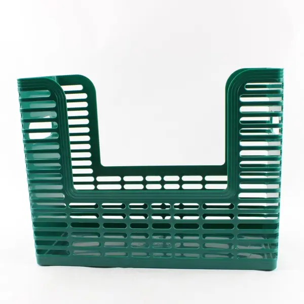 Rubbermaid Eldon Green Plastic Magazine File Holder Document Organizer