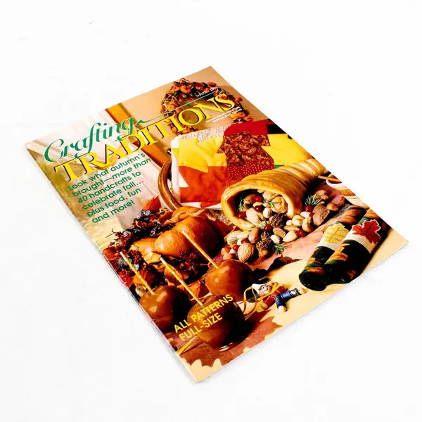 VTG Crafting Traditions Magazine Sept/Oct 1995 More Than 40 Projects For Fall