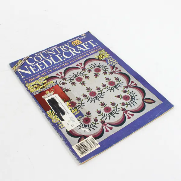 Vintage Women's Circle Country Needlecraft Magazine November/December 1988