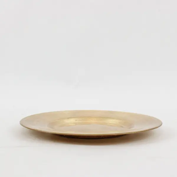 Pier 1 Rustic Gold Finish Salad Plates Set of 4 8.5 Inch