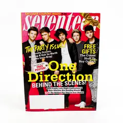Seventeen Dec 2013/Jan 2014 One Direction Free Poster Cover Feature