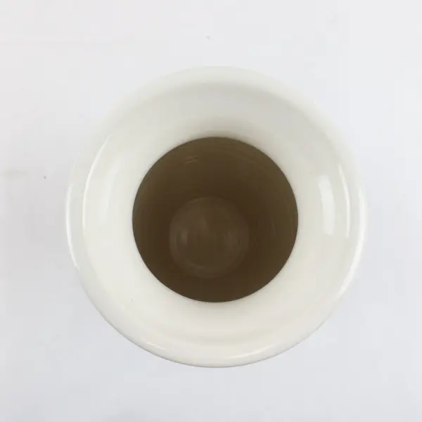 Handmade Pottery Vase Blue and White 9.5in Decorative