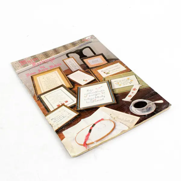 Vintage 1980 Cross Stitch Booklet Warm Feelings by Rose Anne Hobbs 