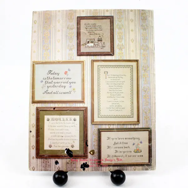 Vintage 1980 Cross Stitch Booklet Warm Feelings by Rose Anne Hobbs 
