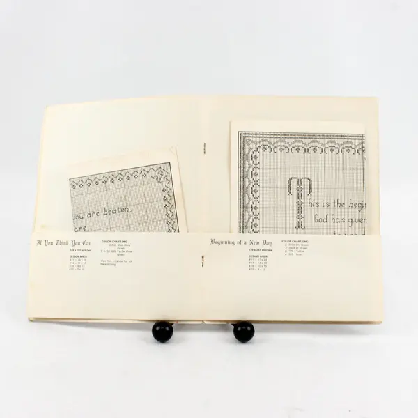 Vintage 1980 Cross Stitch Booklet Warm Feelings by Rose Anne Hobbs 
