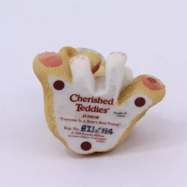 1998 Priscilla Hillman Cherished Teddies Junior Everyone Is A Bear's Best Friend