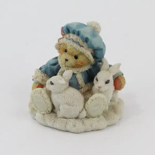 1994 Priscilla Hillman Cherished Teddies Sonja Holiday Cuddles  Figurine 622818 