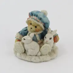 1994 Priscilla Hillman Cherished Teddies Sonja Holiday Cuddles  Figurine 622818 