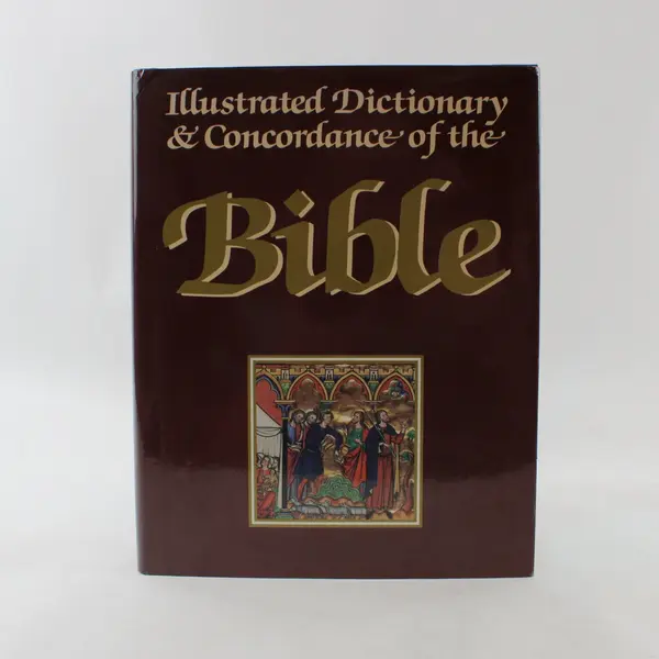1986 Illustrated Dictionary & Concordance of the Bible Hardcover DJ