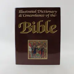 1986 Illustrated Dictionary & Concordance of the Bible Hardcover DJ