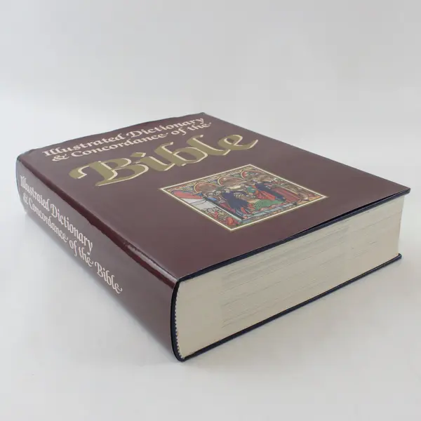 1986 Illustrated Dictionary & Concordance of the Bible Hardcover DJ