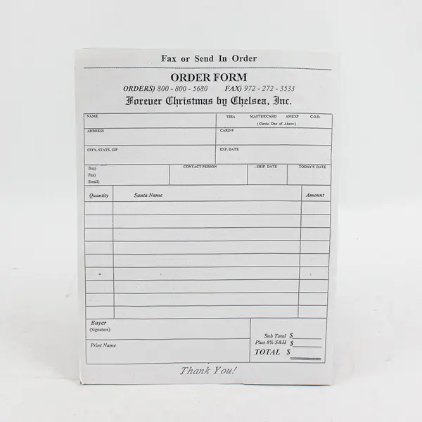 Forever Christmas by Chelsea Inc Handmade Santas Catalog With Price List 