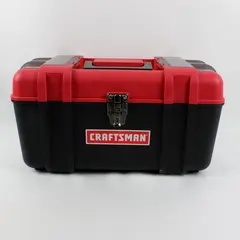 Craftsman Portable Toolbox Black Red Plastic 16W x 8D x 9.25H