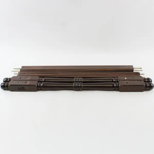 Lot of 6 Vintage Dark Wood Furniture Parts Salvaged Repair Restoration