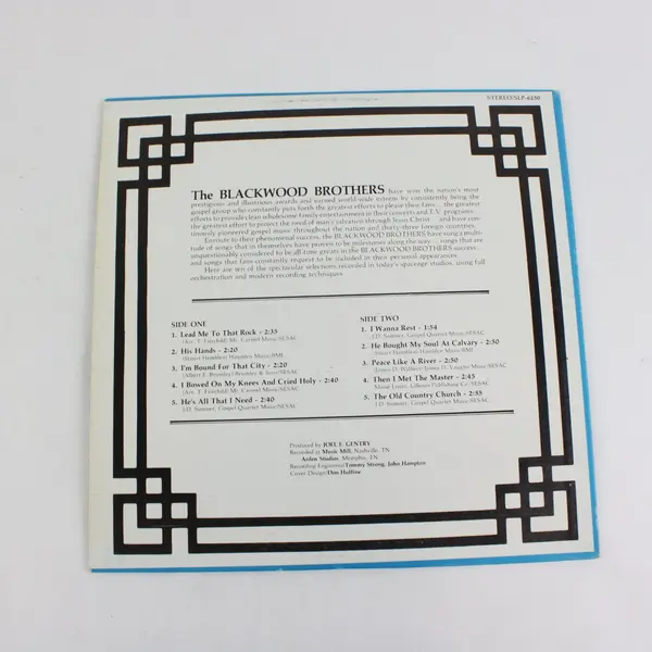 The Blackwood Brothers Hits of the Century Skylite 12" Vinyl LP