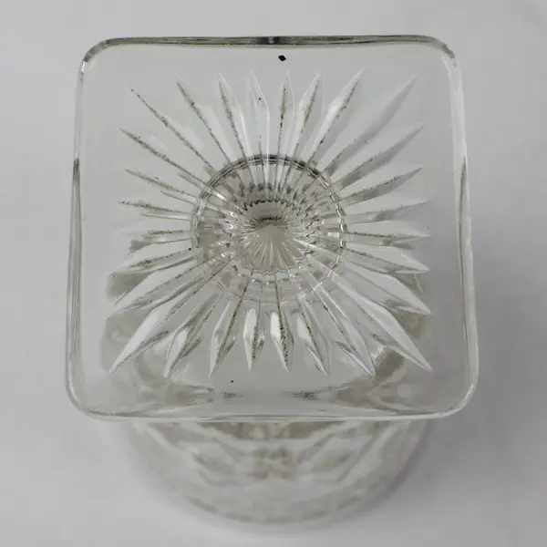 Set of 2 Vintage Imperial Glass Cape Cod Wafer Stem Water Goblets