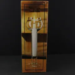 International Silver Co 44114014 1994 12" Floating Crystal Candle Holder