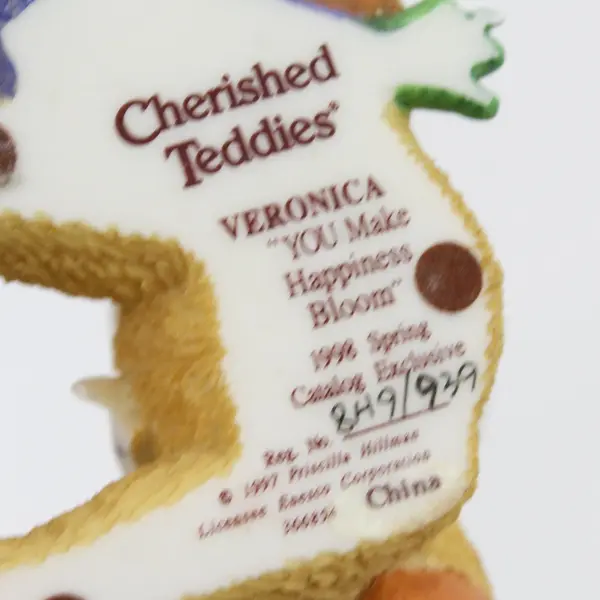 Cherished Teddies Veronica You Make Happiness Bloom 366854 Priscilla Hillman
