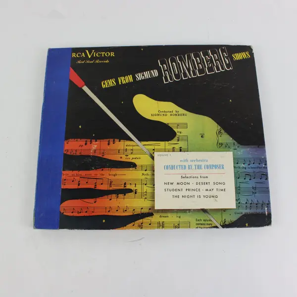 RCA Victor Red Seal Gems From Sigmund Romberg Shows Volume 1 4pc Set 10" Shellac