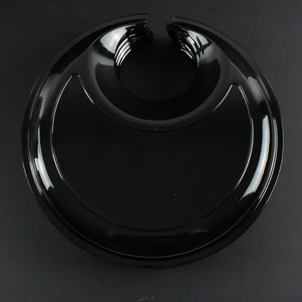8pc Silver-Tone Lacquered Canapé Plates Set 6in MPN 320900