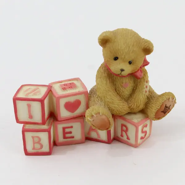 1996 Enesco Cherished Teddies I Love Bears #902950 Priscilla Hillman Figurine