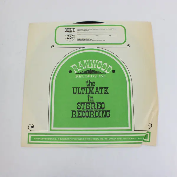 Ranwood The Magic Organ Favorite Hymns R-8160 12" LP Vinyl Record
