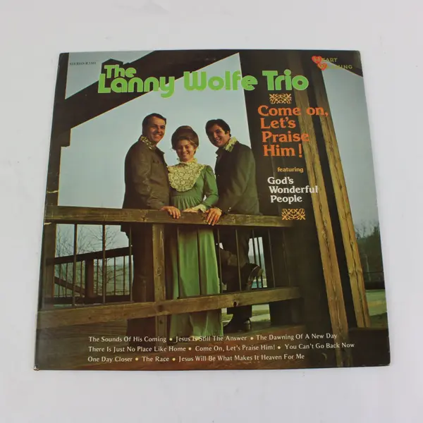  Lanny Wolfe Trio Come On Let's Praise Him 12" Vinyl Record