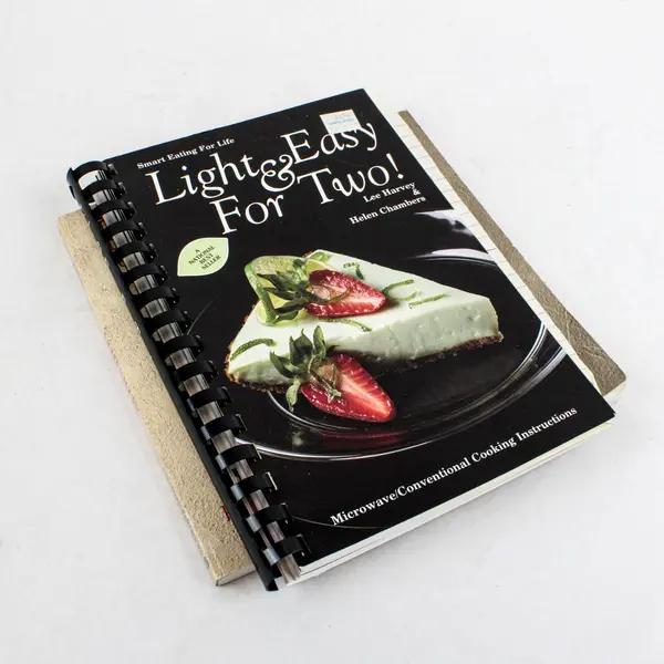 Lot of 2 Light & Easy for Two! Lee Harvey & Light Sauces Barry Bluestein
