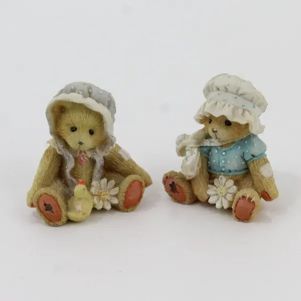 2 Enesco Priscilla Hillman Cherished Teddies Flower Girl Figurines MPN 916358
