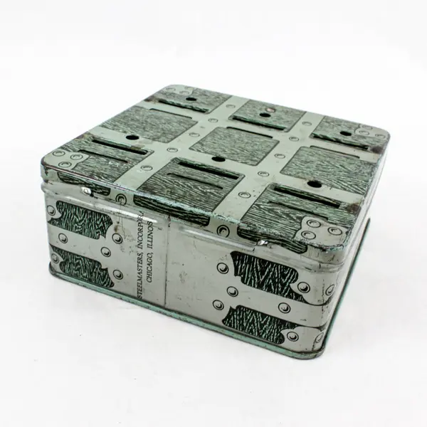 Save-A-Way Budget Bank Tin Coin Savings Box Piggy Bank