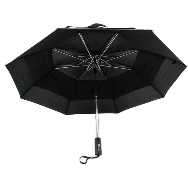 Samsonite Compact Travel Umbrella Auto Open Close Black With Sleeve