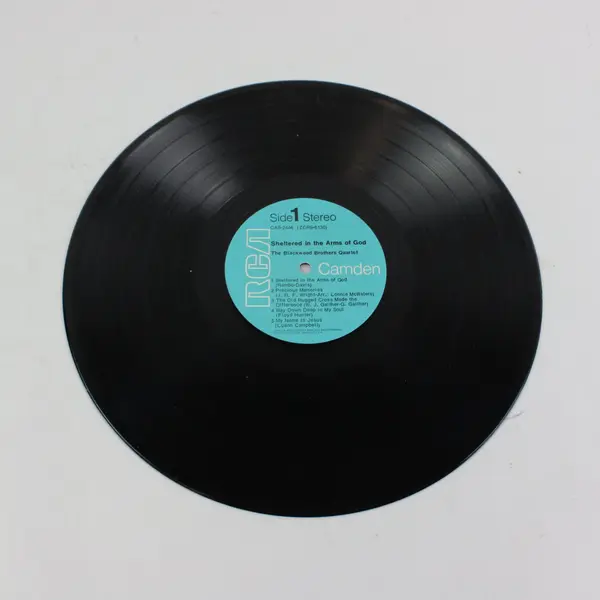 Blackwood Brothers Quartet Sheltered In The Arms of God LP Record CAS 2446