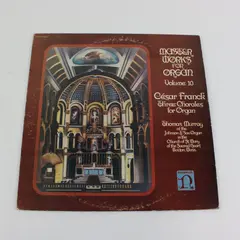 Thomas Murray César Franck Master Works for Organ Vol 10 Nonesuch 12" LP