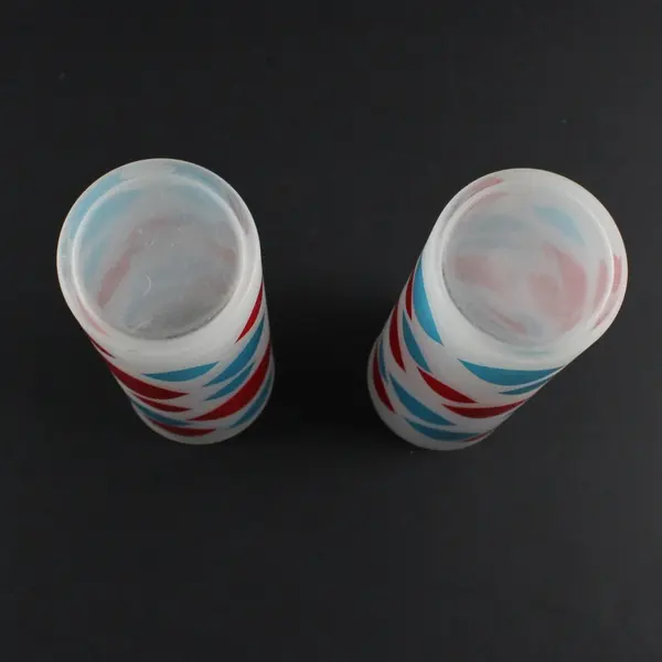 Lot of 2 VTG 60s Dairy Queen Frosted Tom Collins Iced Tea Highball Tumblers