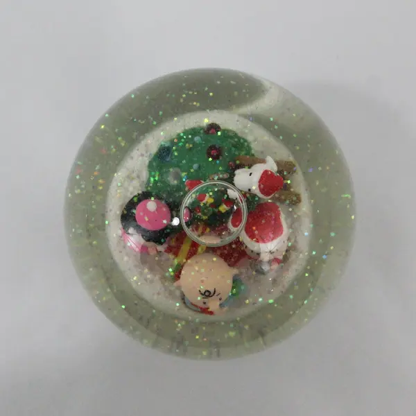 Kurt Adler Peanuts Lighted Musical Christmas Snow Globe Animated Movement