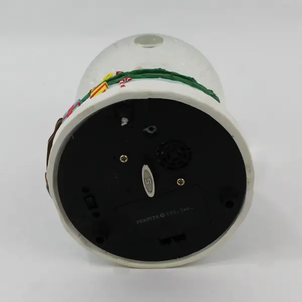 Kurt Adler Peanuts Lighted Musical Christmas Snow Globe Animated Movement