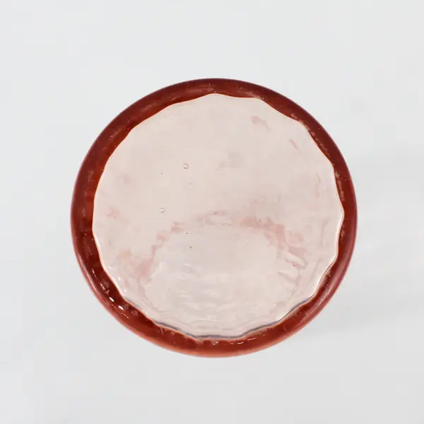 Tall Smooth Peach Pink Glass Cylinder Vase 10.75" Home Décor