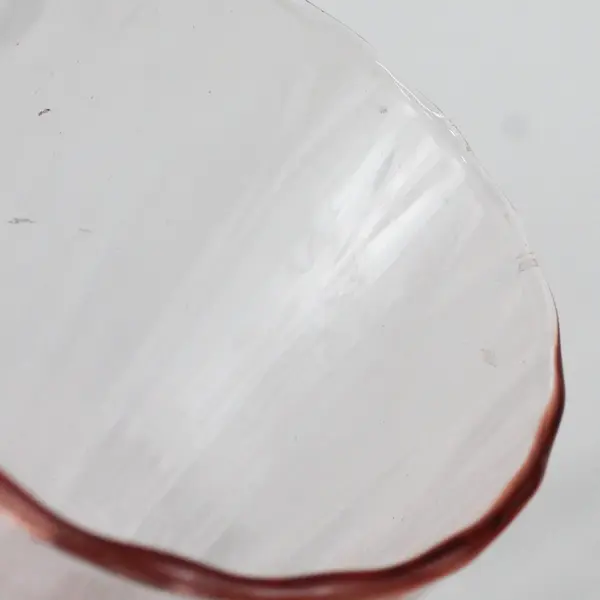 Tall Smooth Peach Pink Glass Cylinder Vase 10.75" Home Décor