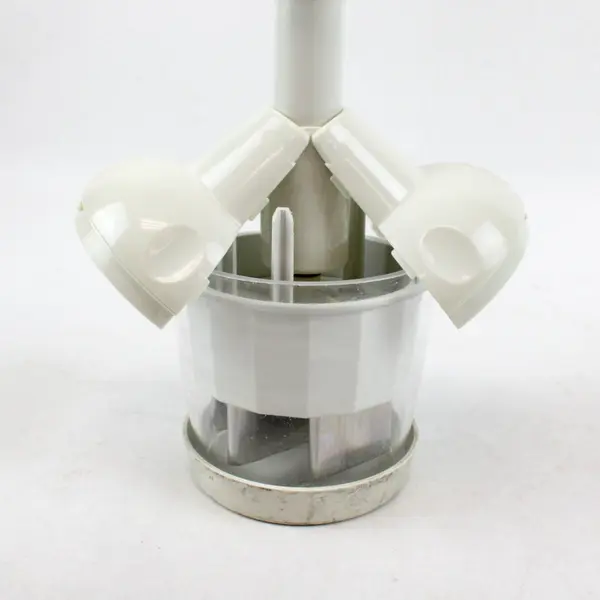 Pampered Chef Manual Food Chopper White Handheld Vegetable Herb Nut
