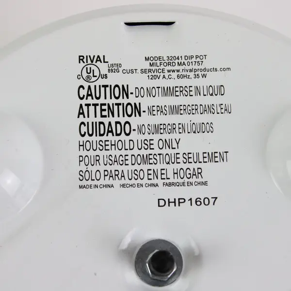 Crock-Pot 32041 Little Dipper Mini Slow Cooker Dip Warmer White