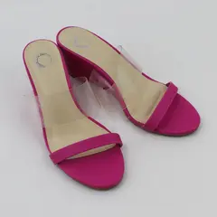 Journee Angelina Magenta Pink Wedge Dress Sandals Women's Size 9