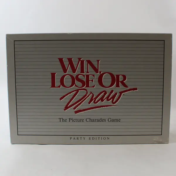 1988 Milton Bradley Win Lose or Draw Party Edition Picture Charades Game