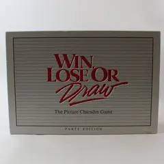 1988 Milton Bradley Win Lose or Draw Party Edition Picture Charades Game