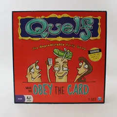 Quelf Unpredictable Party Game Spin Master Adult Board Game Obey The Card
