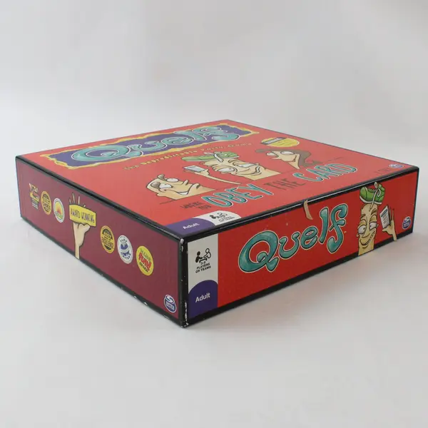 Quelf Unpredictable Party Game Spin Master Adult Board Game Obey The Card